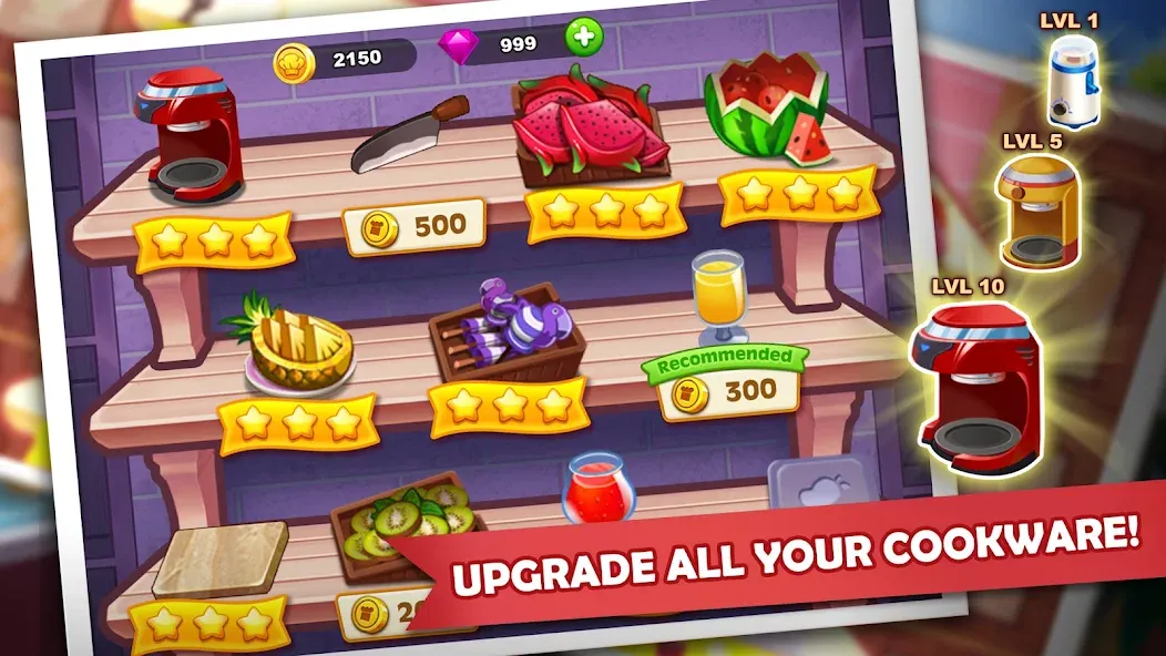 Cooking Madness: A Chef's Game  [МОД Много денег] Screenshot 4