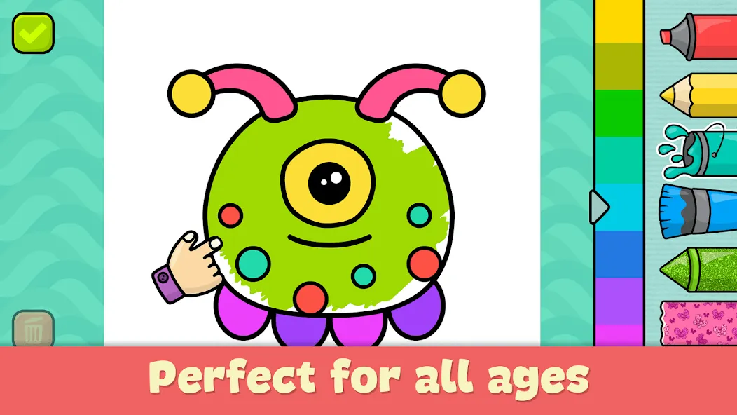 Coloring Book - Games for Kids  [МОД Unlocked] Screenshot 1