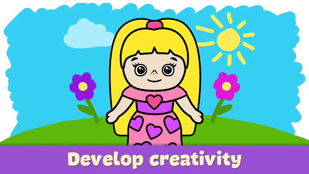 Coloring Book - Games for Kids  [МОД Unlocked] Screenshot 3