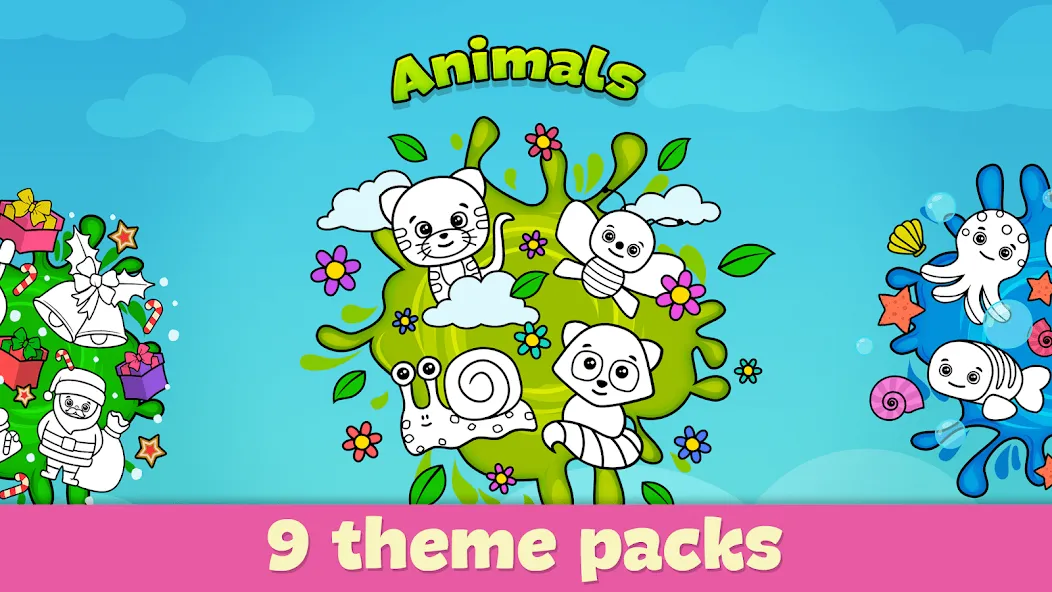 Coloring Book - Games for Kids  [МОД Unlocked] Screenshot 4