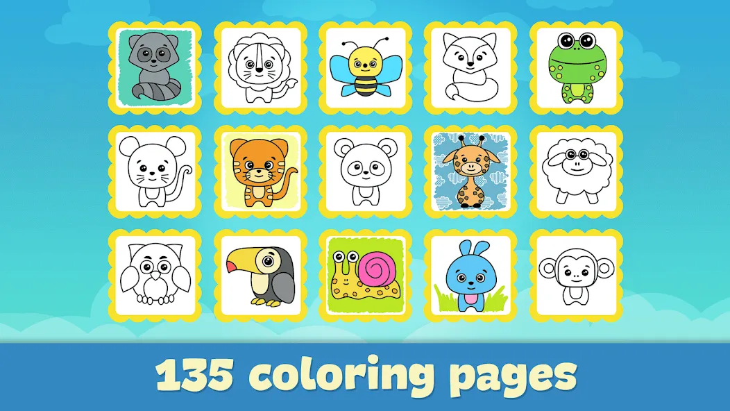 Coloring Book - Games for Kids  [МОД Unlocked] Screenshot 5