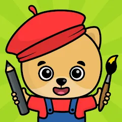 Взломанная Kids Coloring & Drawing Games  [МОД Много денег] - последняя версия apk на Андроид