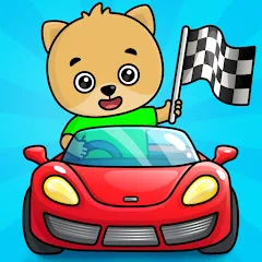 Скачать взломанную Bimi Boo Car Games for Kids  [МОД Все открыто] - последняя версия apk на Андроид