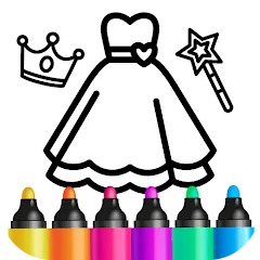 Взлом Bini Game Drawing for kids app (Бини)  [МОД Menu] - последняя версия apk на Андроид