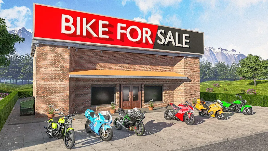 Motorcycle Dealer Bike Games  [МОД Бесконечные деньги] Screenshot 1