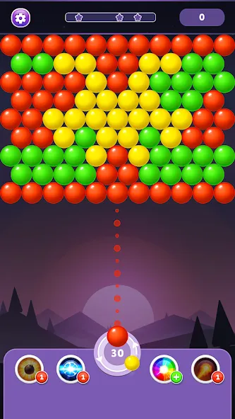 Bubble Shooter Rainbow  [МОД Бесконечные монеты] Screenshot 5