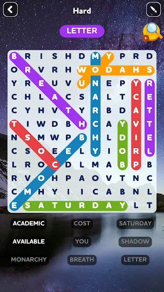 Word Search - Word Puzzle Game  [МОД Menu] Screenshot 4