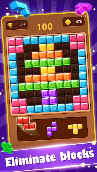 Block Gems: Block Puzzle Games (Блок драгоценные камни)  [МОД Unlimited Money] Screenshot 2