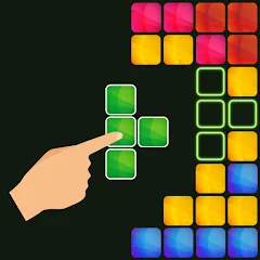 Взломанная Block Buster - Hex and Square  [МОД Много монет] - стабильная версия apk на Андроид