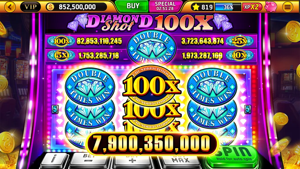 Wild Classic Slots Casino Game  [МОД Unlimited Money] Screenshot 1