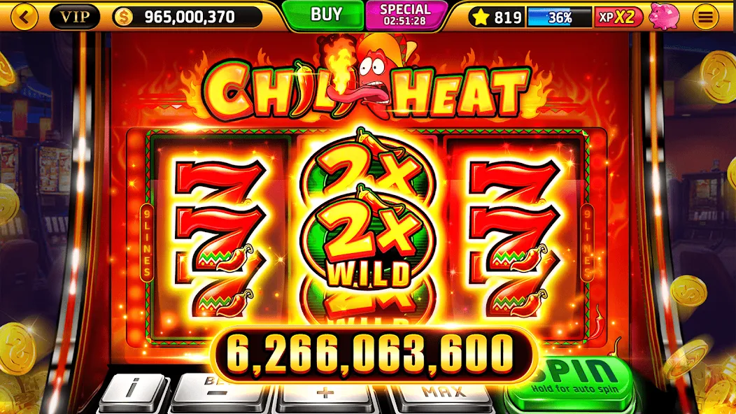 Wild Classic Slots Casino Game  [МОД Unlimited Money] Screenshot 5