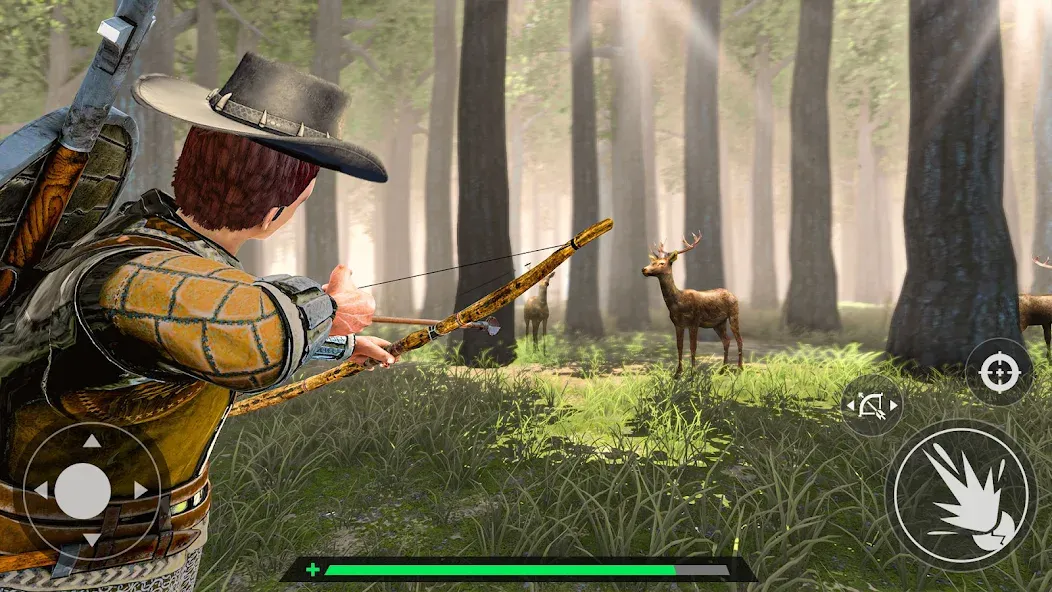 Animal Archery Hunting Games  [МОД Бесконечные монеты] Screenshot 1