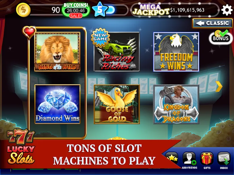 Lucky Slots (Лаки Слотс)  [МОД Unlocked] Screenshot 1