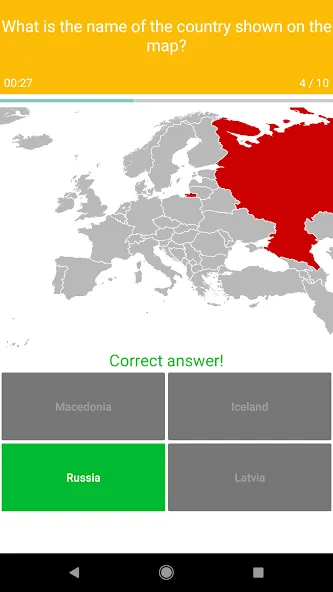 Europe Map Quiz - European Cou  [МОД Unlocked] Screenshot 3