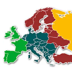 Скачать взломанную Europe Map Quiz - European Cou  [МОД Unlocked] - полная версия apk на Андроид