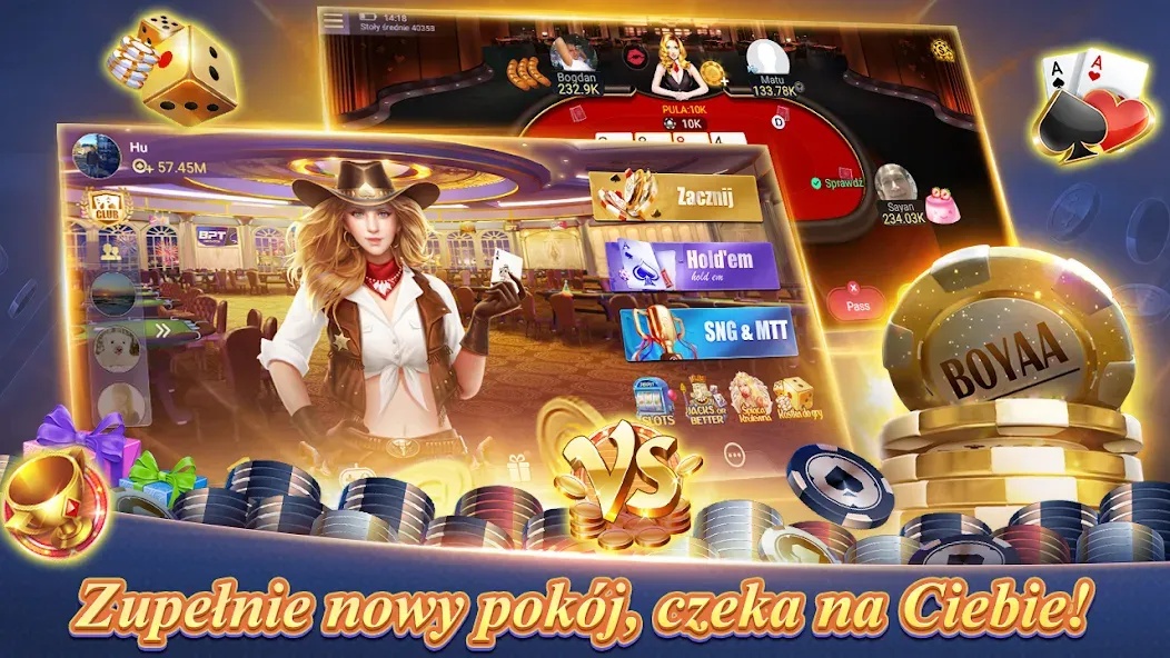 Texas Poker Polski  (Boyaa) (Техасский Покер Польский)  [МОД Все открыто] Screenshot 3