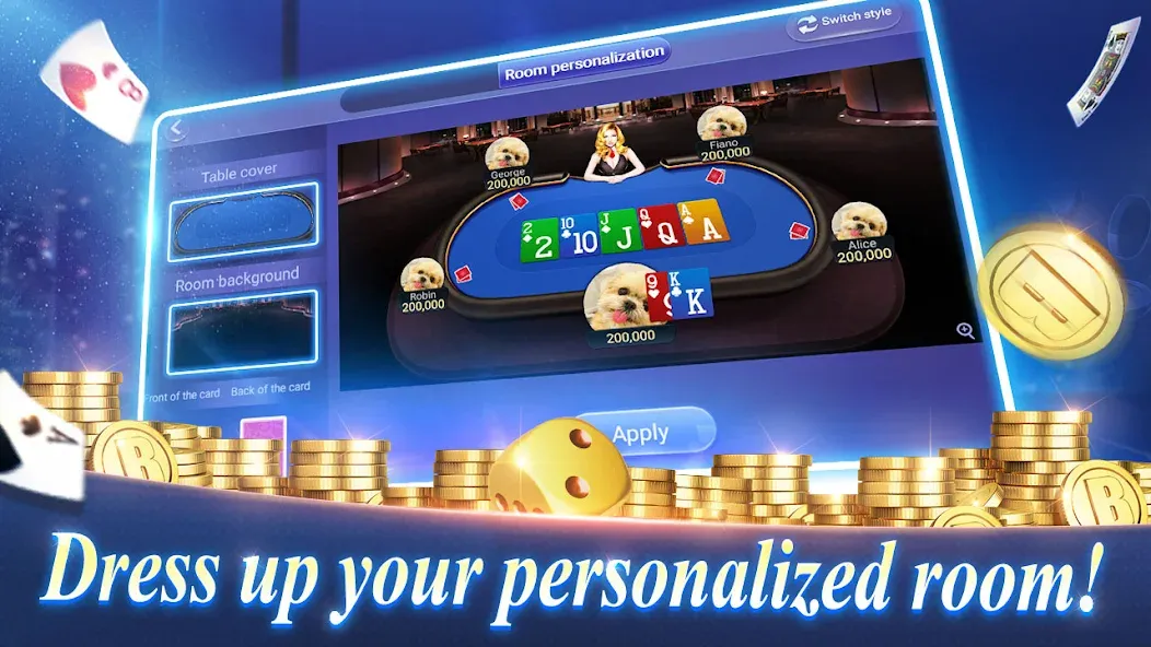 Texas Poker English (Boyaa) (Техасский покер Английский)  [МОД Много денег] Screenshot 2