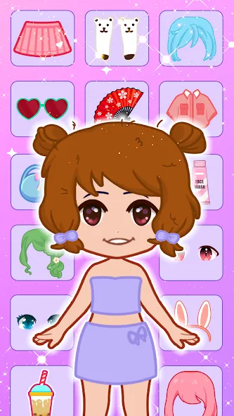 Doll Dress Up: Makeup Games (Долл Дресс Ап)  [МОД Все открыто] Screenshot 2