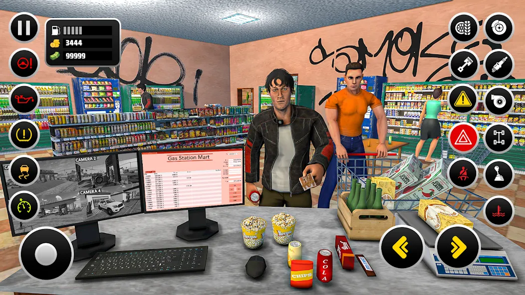 Gas Station Simulator Games  [МОД Unlocked] Screenshot 5