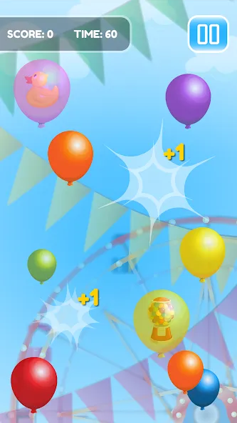 Pop Balloon Kids  [МОД Много монет] Screenshot 1