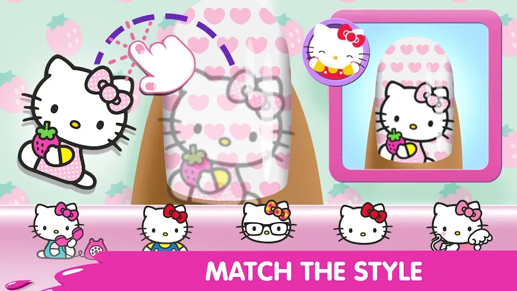 Hello Kitty Nail Salon  [МОД Menu] Screenshot 3