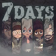 Взломанная 7Days! : Mystery Visual Novel  [МОД Unlocked] - полная версия apk на Андроид