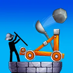 Взломанная The Catapult 2 : bone masters  [МОД Все открыто] - последняя версия apk на Андроид