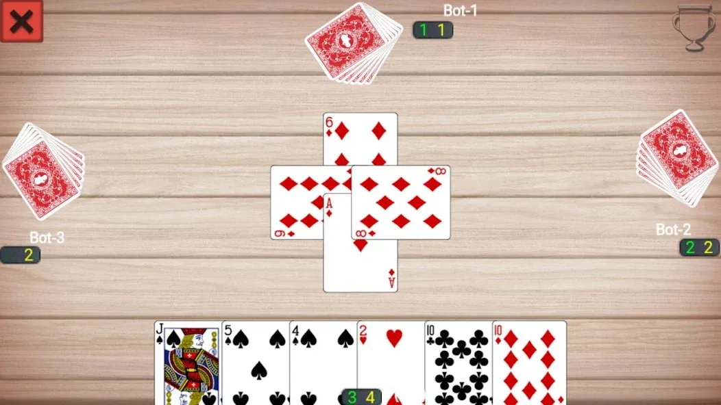 Callbreak Master - Card Game (Коллбрейк Мастер)  [МОД Menu] Screenshot 4