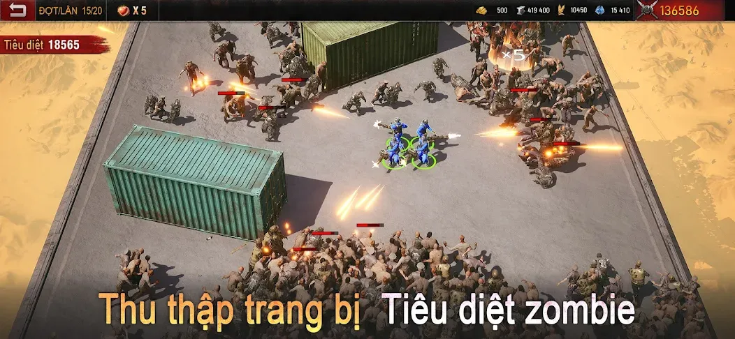 Binh Đoàn Z  [МОД Много монет] Screenshot 1