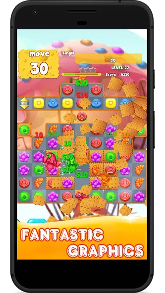 Candy 2024-Candy Match 3 Game (Кэнди 2023)  [МОД Все открыто] Screenshot 5