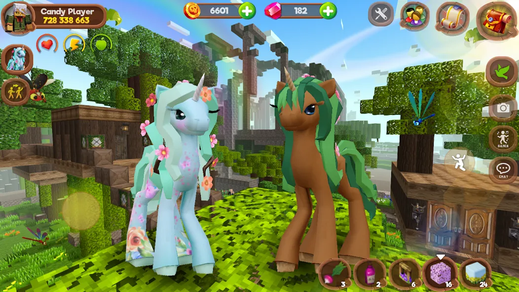 Pony World Craft  [МОД Unlimited Money] Screenshot 3