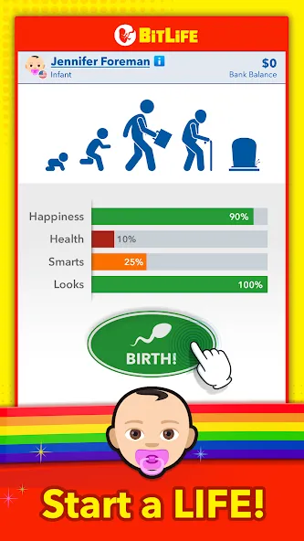 BitLife - Life Simulator (БитЛайф)  [МОД Все открыто] Screenshot 1