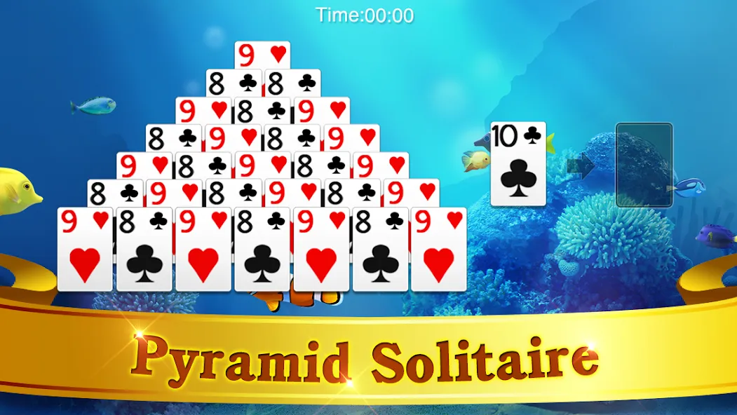 Pyramid Solitaire  [МОД Бесконечные монеты] Screenshot 5