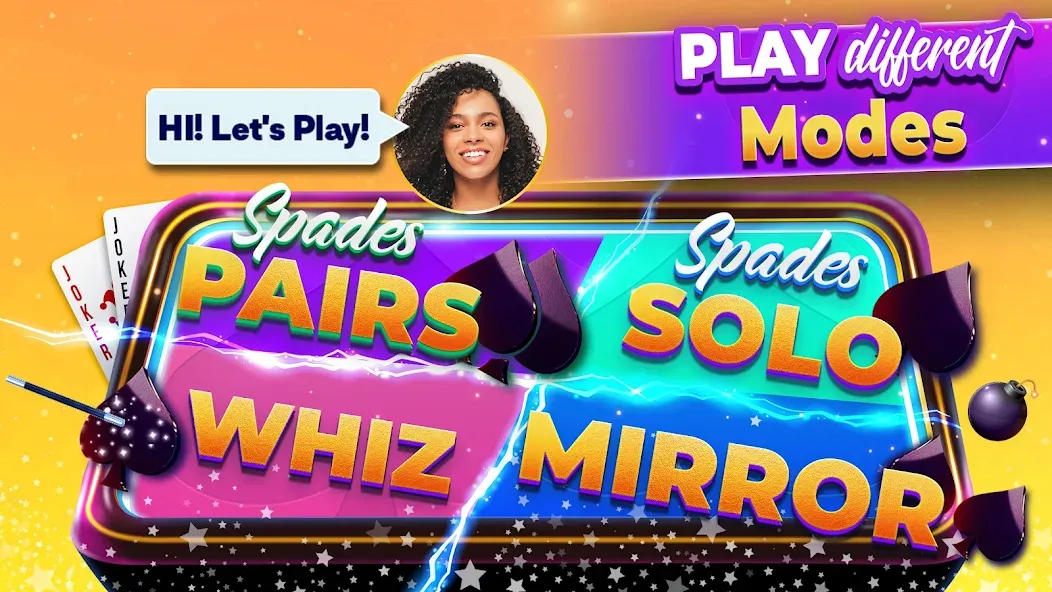 VIP Spades - Online Card Game (ВИП Спейдс)  [МОД Menu] Screenshot 1