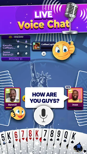 VIP Spades - Online Card Game (ВИП Спейдс)  [МОД Menu] Screenshot 5