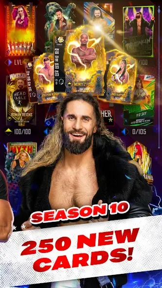 WWE SuperCard - Battle Cards (ВВЕ СуперКард)  [МОД Меню] Screenshot 2