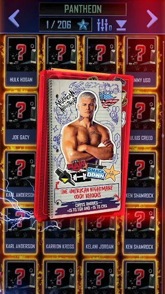 WWE SuperCard - Battle Cards (ВВЕ СуперКард)  [МОД Меню] Screenshot 3