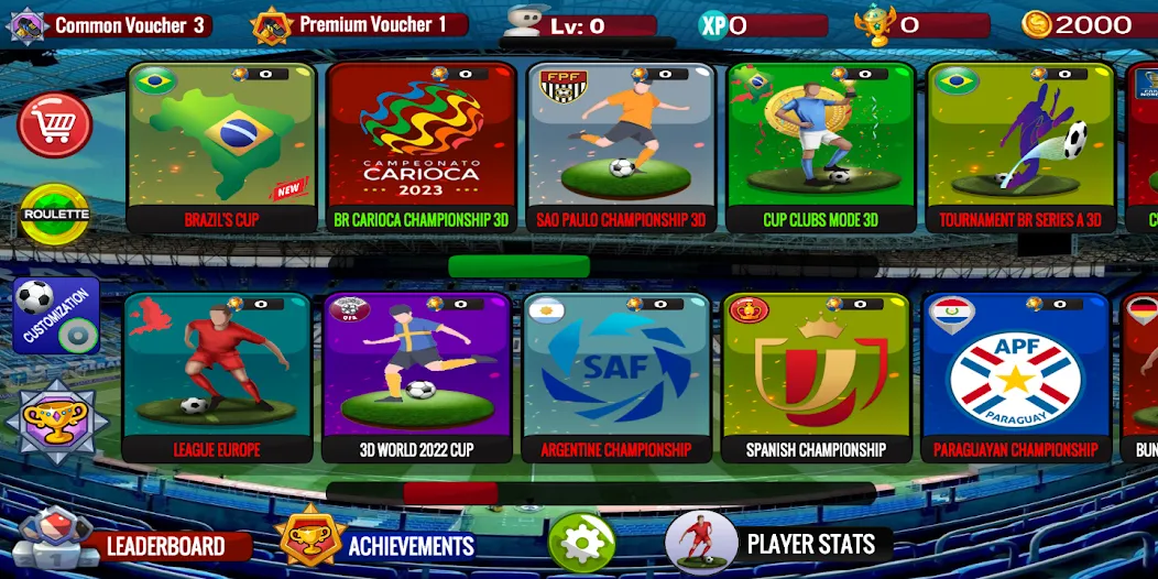 Button Football  [МОД Все открыто] Screenshot 2