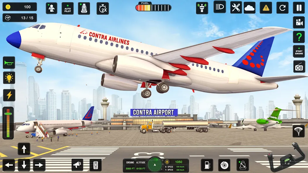 City Pilot Cargo Plane Games (Сити Пилот Карго Плейн Геймс)  [МОД Меню] Screenshot 4