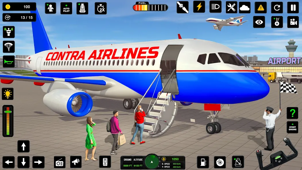 City Pilot Cargo Plane Games (Сити Пилот Карго Плейн Геймс)  [МОД Меню] Screenshot 5