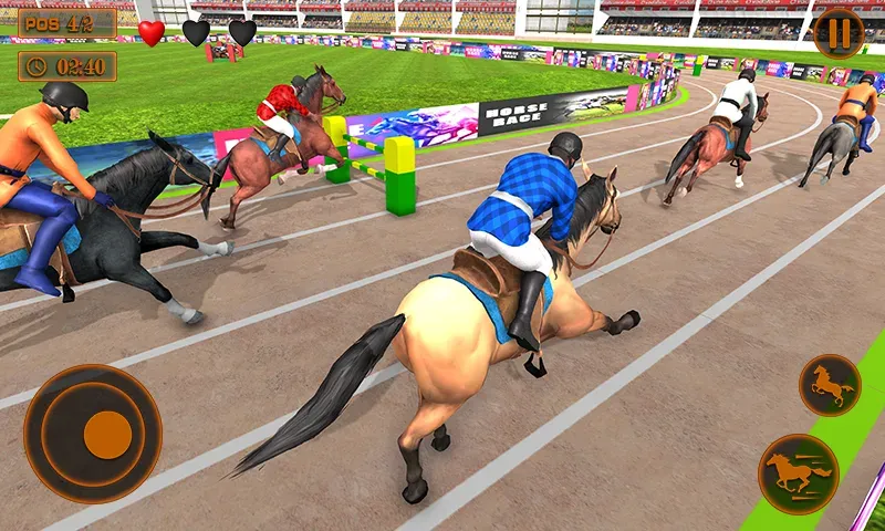 Mounted Horse Racing Games  [МОД Unlocked] Screenshot 4