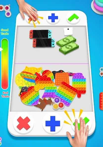 fidget trading: trade toys 3D (фиджет трейдинг)  [МОД Unlocked] Screenshot 1