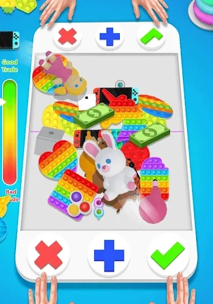 fidget trading: trade toys 3D (фиджет трейдинг)  [МОД Unlocked] Screenshot 2