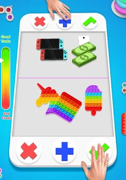 fidget trading: trade toys 3D (фиджет трейдинг)  [МОД Unlocked] Screenshot 3