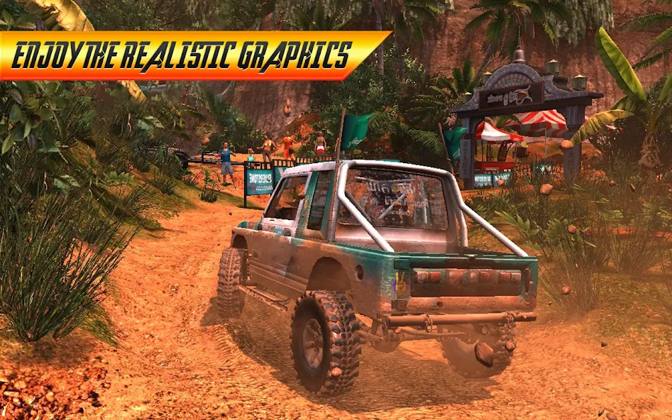 Offroad Jeep Driving Simulator  [МОД Unlocked] Screenshot 4