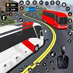 Скачать взломанную Coach Bus Simulator: Bus Games (Коуч Бас Симулятор)  [МОД Много денег] - последняя версия apk на Андроид