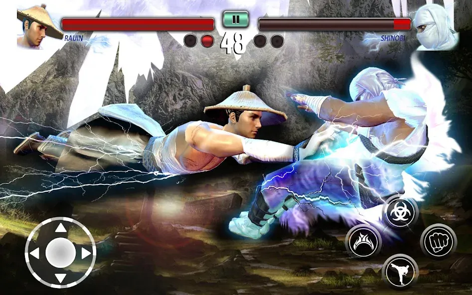 Ninja Games Fighting: Kung Fu (Ниндзя Игры Борьбы)  [МОД Все открыто] Screenshot 1