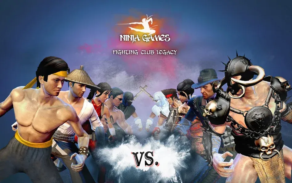 Ninja Games Fighting: Kung Fu (Ниндзя Игры Борьбы)  [МОД Все открыто] Screenshot 5