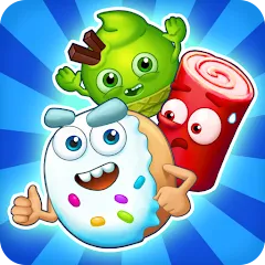 Взлом Sugar Heroes - match 3 game  [МОД Много монет] - последняя версия apk на Андроид