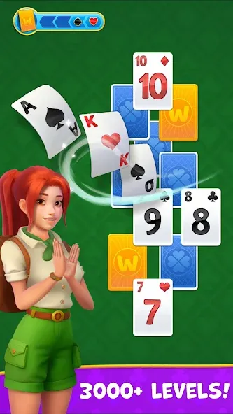 Kings & Queens: Solitaire Game  [МОД Unlimited Money] Screenshot 1